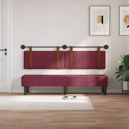 Testiera sospesa Rosso Vino PU Antico | homemem39