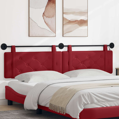 Testiera sospesa Rosso Vino Similpelle | homemem39