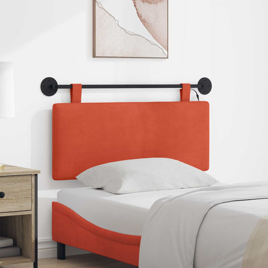 Testiera sospesa Rosso Arancio Tessuto in Cords | homemem39
