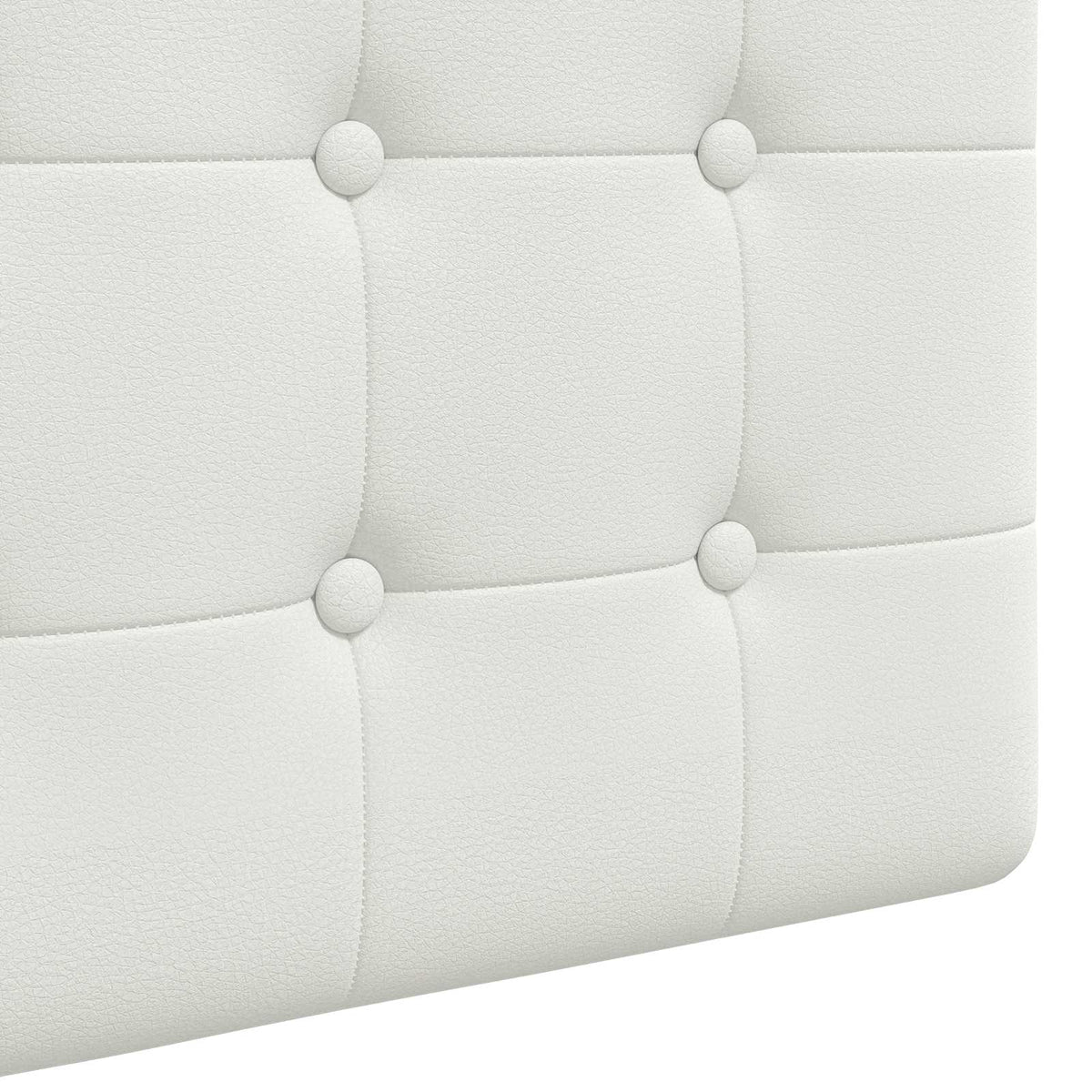 Testiera sospesa Bianco Similpelle | homemem39