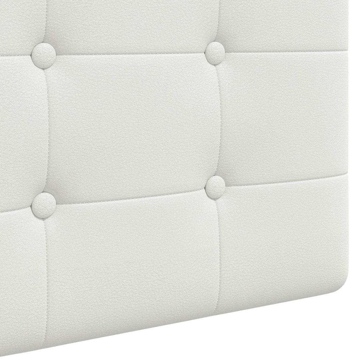 Testiera sospesa Bianco Similpelle | homemem39