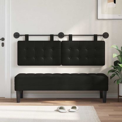 Testiera sospesa Nero Similpelle | homemem39
