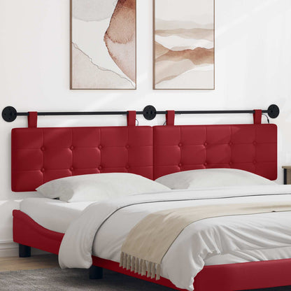 Testiera sospesa Rosso Vino Similpelle | homemem39