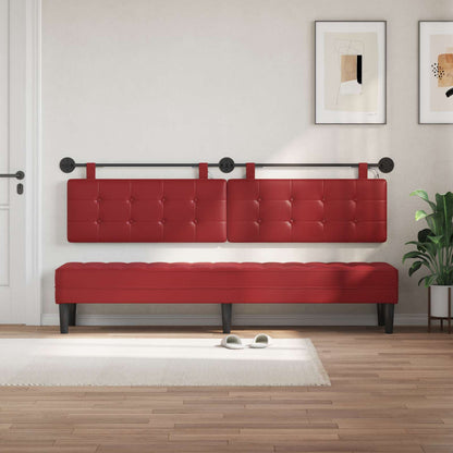 Testiera sospesa Rosso Vino Similpelle | homemem39