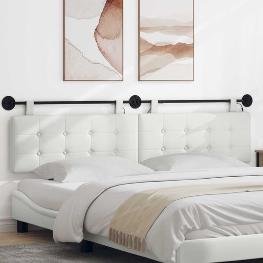 Testiera sospesa Bianco Similpelle | homemem39