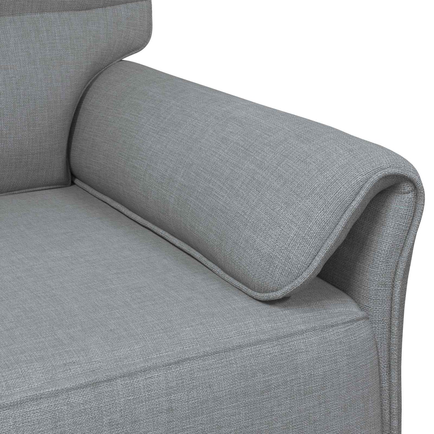 Set di divani 2 pz Grigio Chiaro Tessuto | homemem39