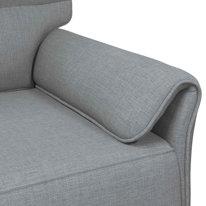 Set di divani 2 pz Grigio Chiaro Tessuto | homemem39