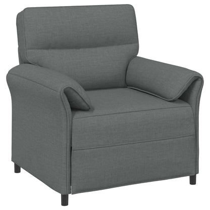 Set di divani 2 pz Grigio Scuro Tessuto | homemem39