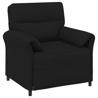 Set di divani 2 pz Nero Tessuto | homemem39