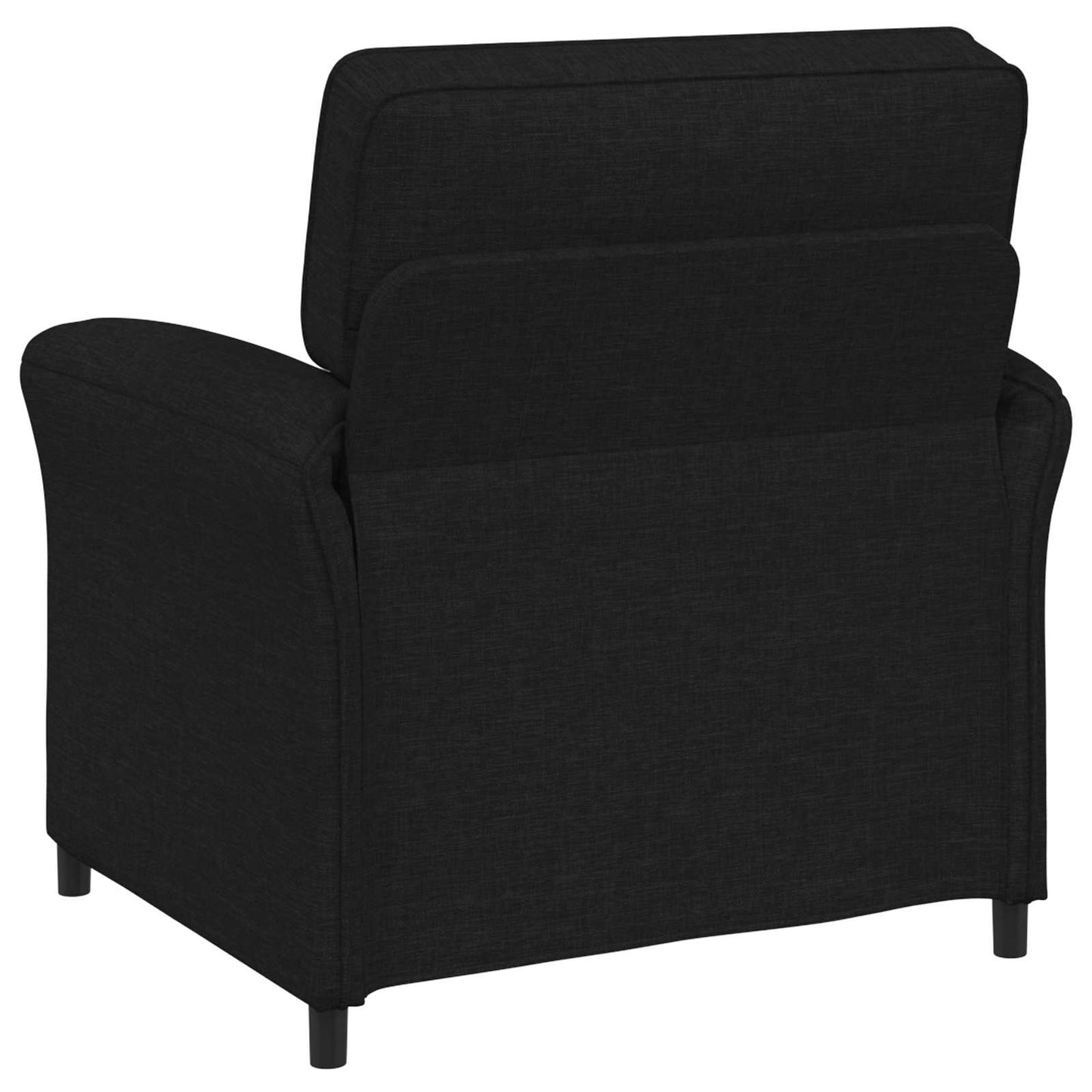 Set di divani 2 pz Nero Tessuto | homemem39