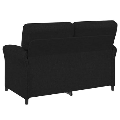 Set di divani 2 pz Nero Tessuto | homemem39