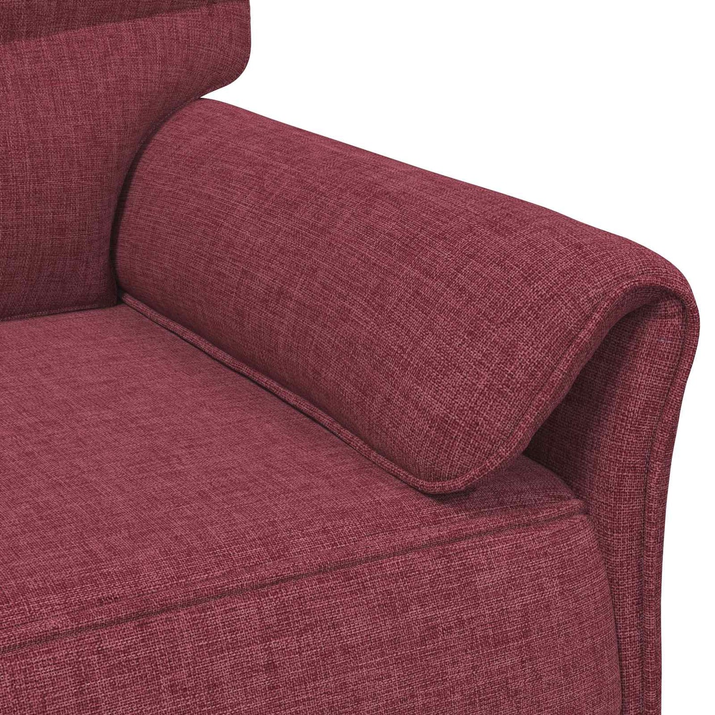 Set di divani 2 pz Rosso Vino Tessuto | homemem39