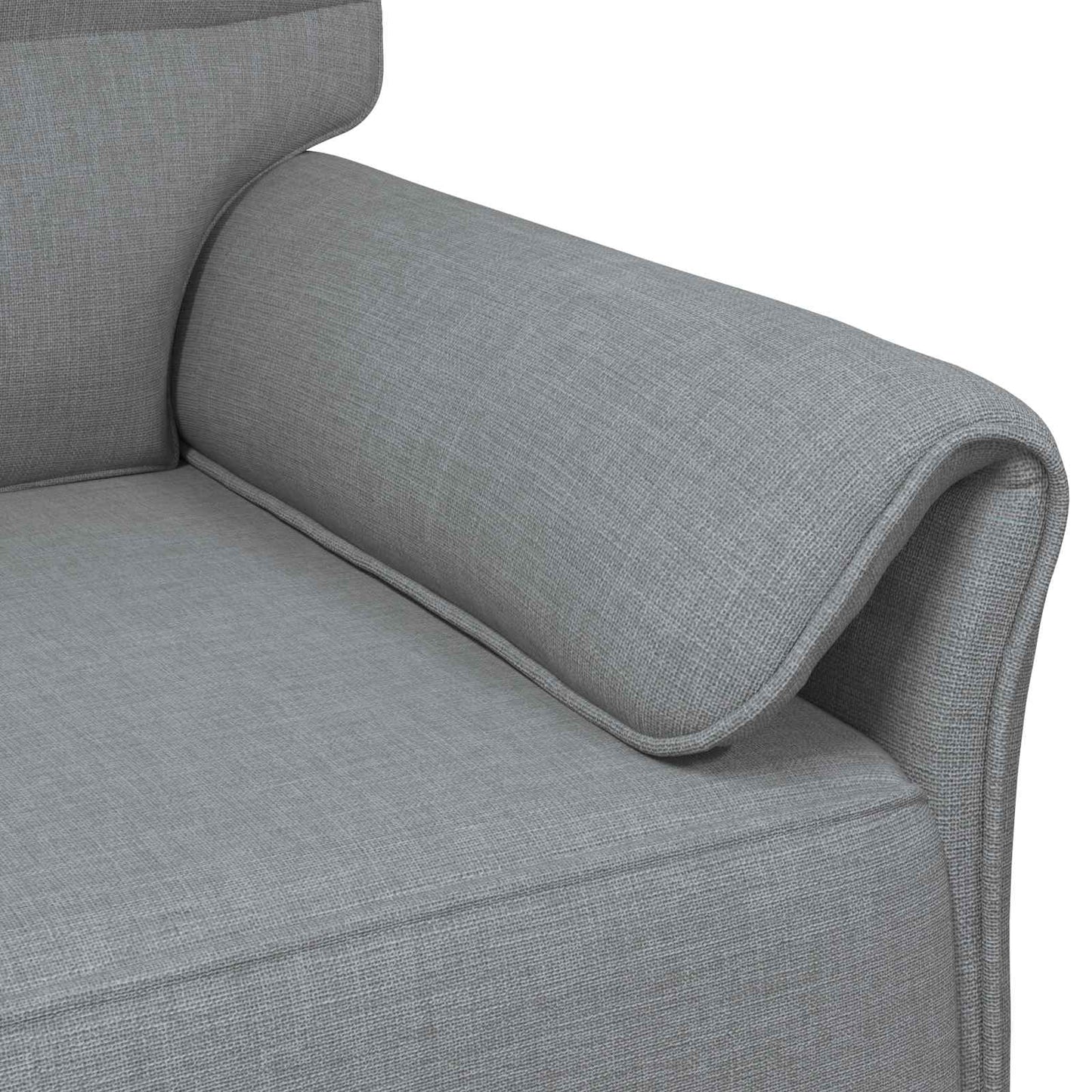 Set di divani 2 pz Grigio Chiaro Tessuto | homemem39