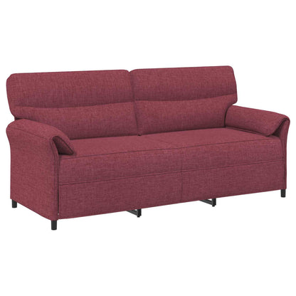 Set di divani 2 pz Rosso Vino Tessuto | homemem39