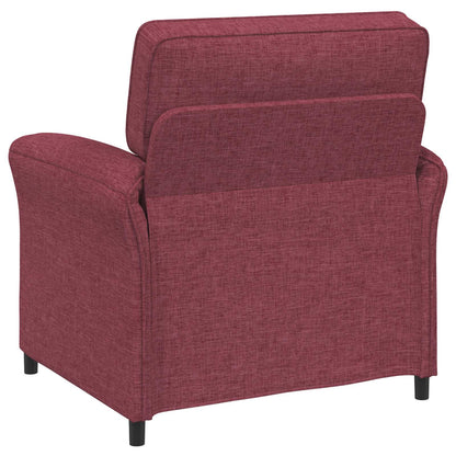 Set di divani 2 pz Rosso Vino Tessuto | homemem39