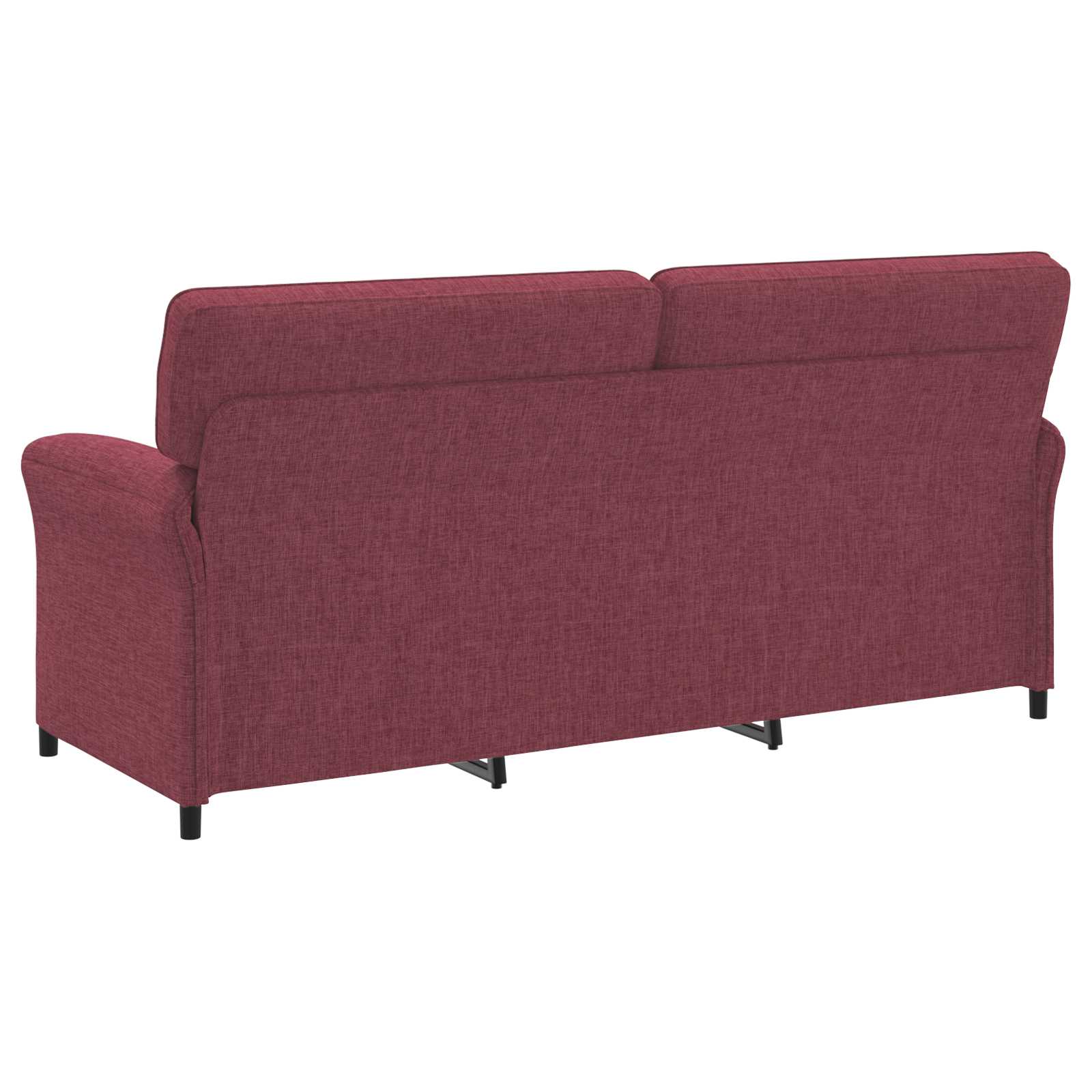 Set di divani 2 pz Rosso Vino Tessuto | homemem39