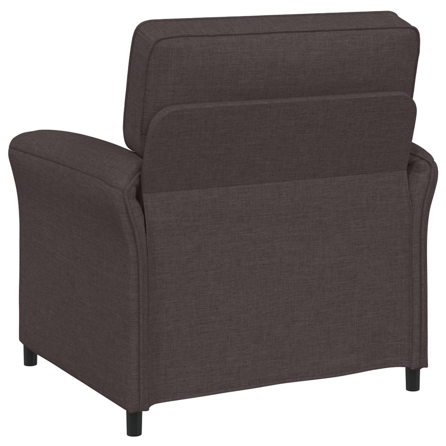 Set di divani 2 pz Marrone Scuro Tessuto | homemem39
