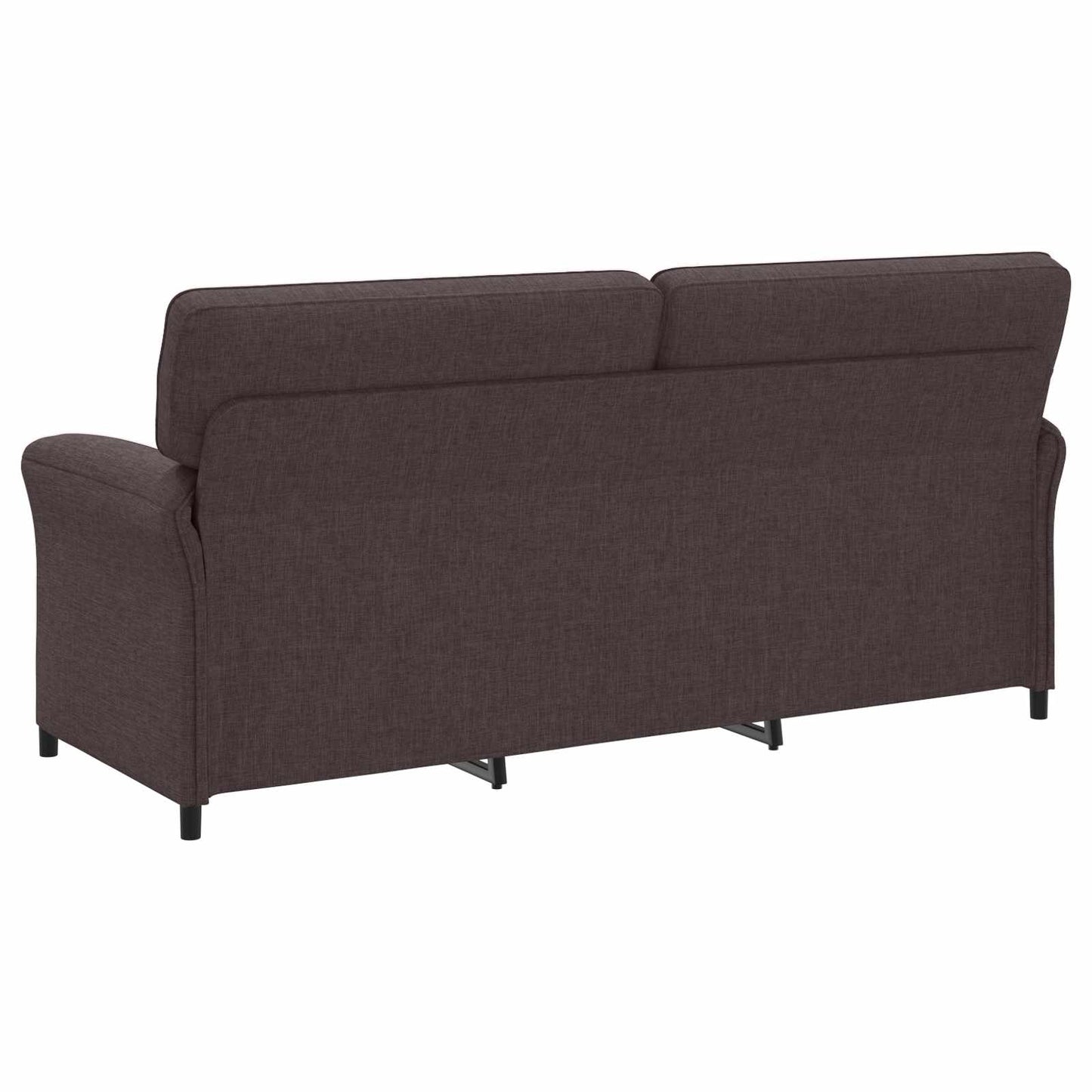 Set di divani 2 pz Marrone Scuro Tessuto | homemem39