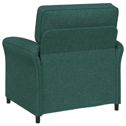 Set di divani 2 pz Verde Scuro Tessuto | homemem39