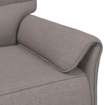 Set di divani 2 pz Tortora Tessuto | homemem39