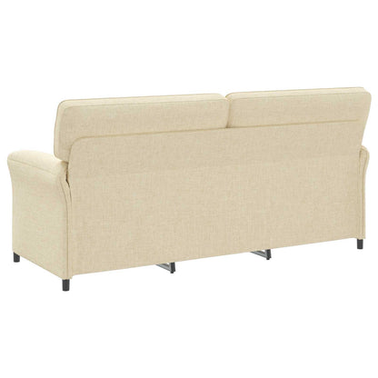 Set di divani 2 pz Crema Tessuto | homemem39