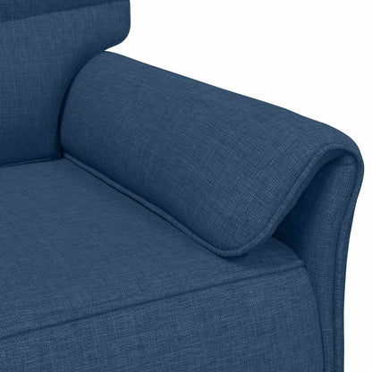 Set di divani 2 pz Blu Tessuto | homemem39