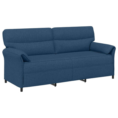 Set di divani 2 pz Blu Tessuto | homemem39