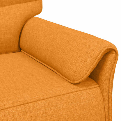 Set di divani 2 pz Giallo Scuro Tessuto | homemem39