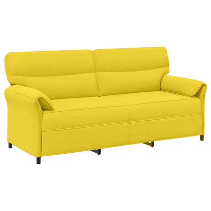 Set di divani 2 pz Giallo Chiaro Tessuto | homemem39