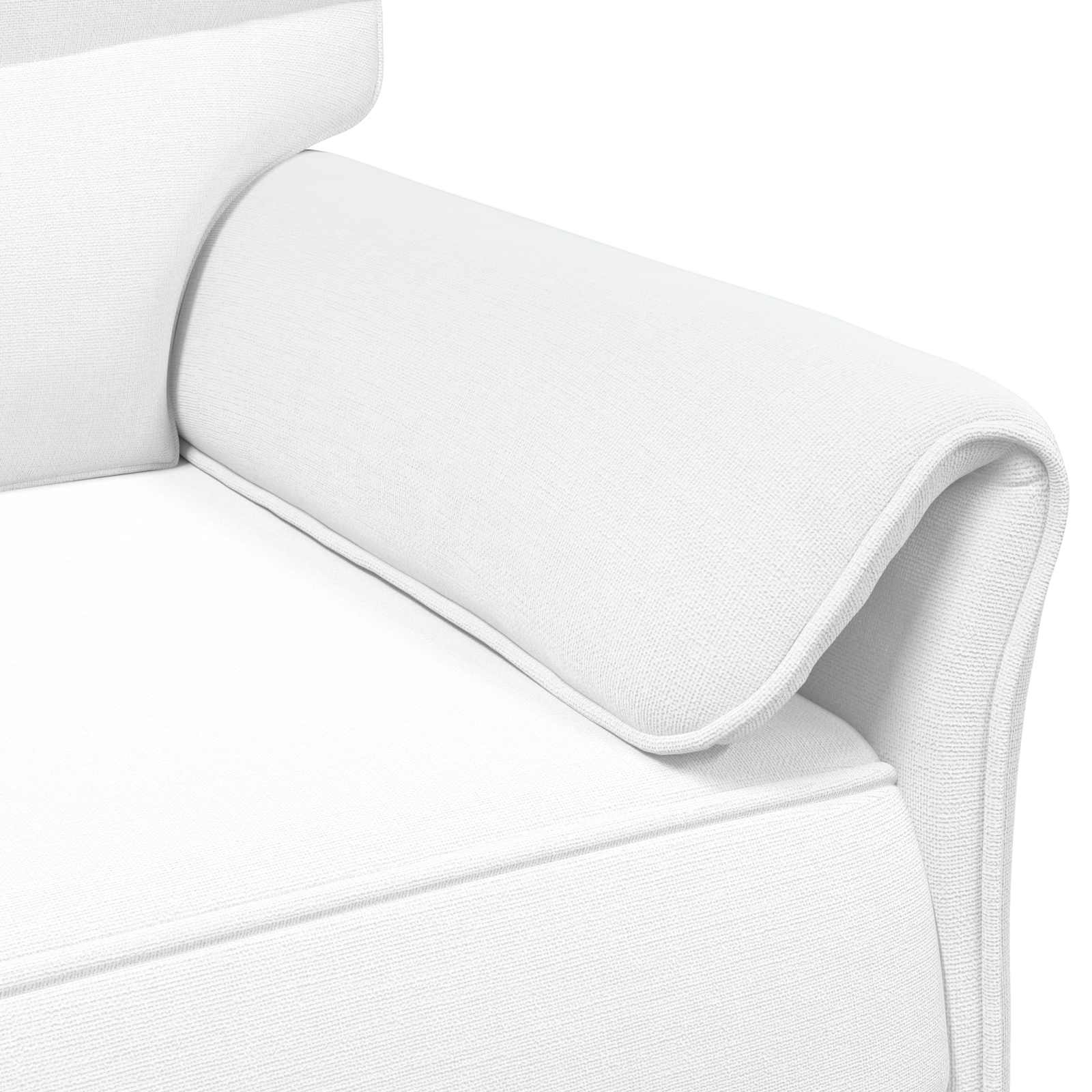 Set di divani 2 pz Bianco Tessuto | homemem39