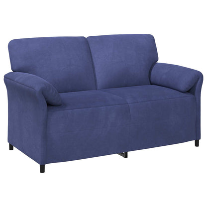 Set di divani 2 pz Blu Polizia Velluto | homemem39