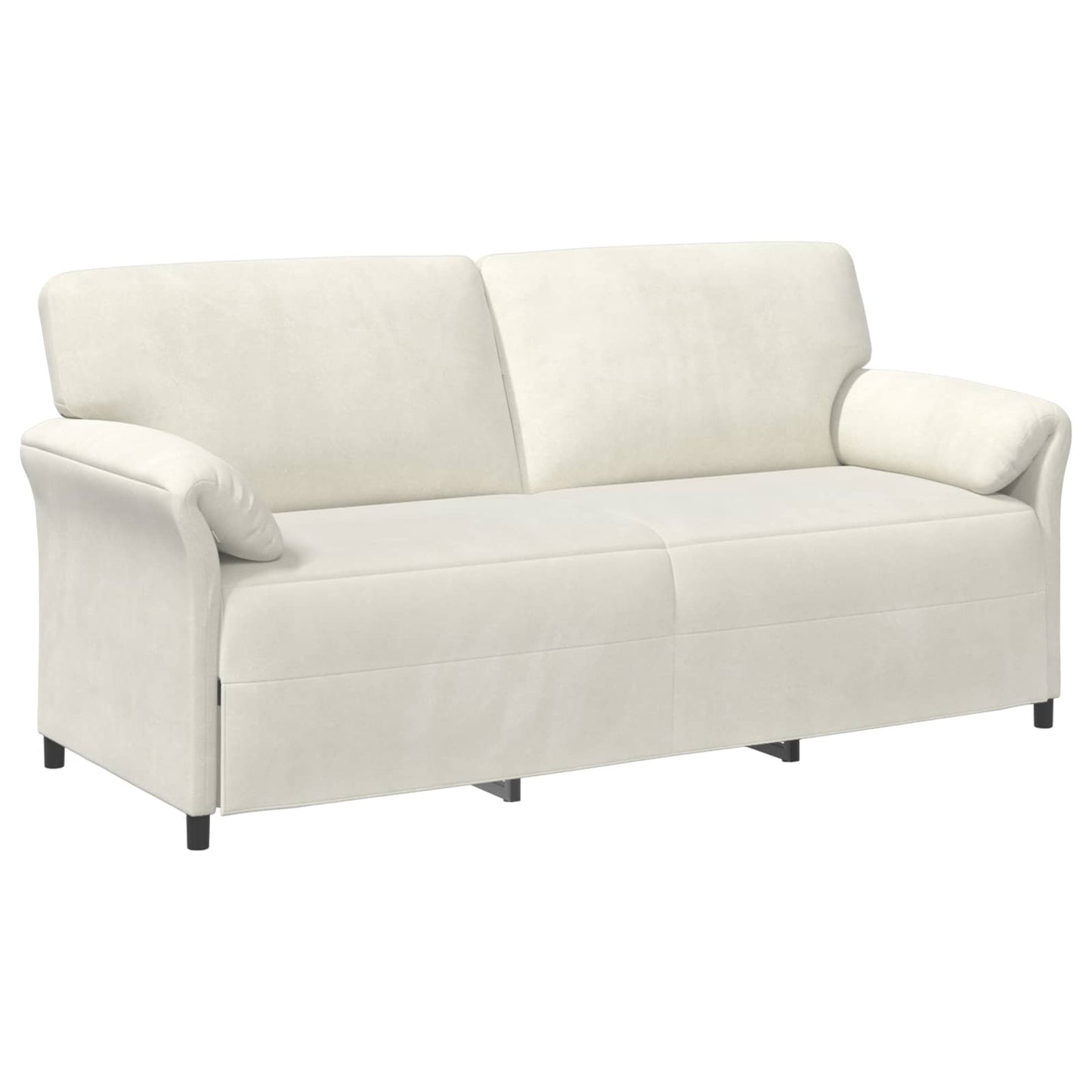 Set di divani 2 pz Crema Velluto | homemem39