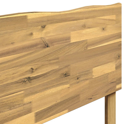 Testiera con bordo vivo ROSTOCK Bianco 200 cm