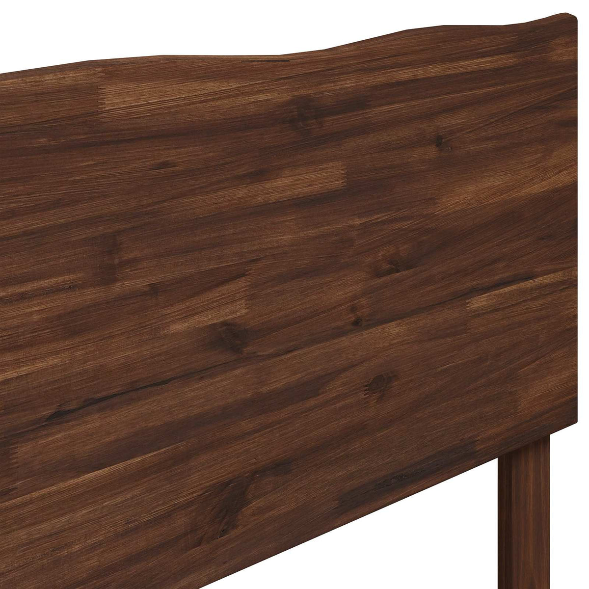 Testiera con bordo vivo ROSTOCK Marrone Scuro 180 cm | homemem39