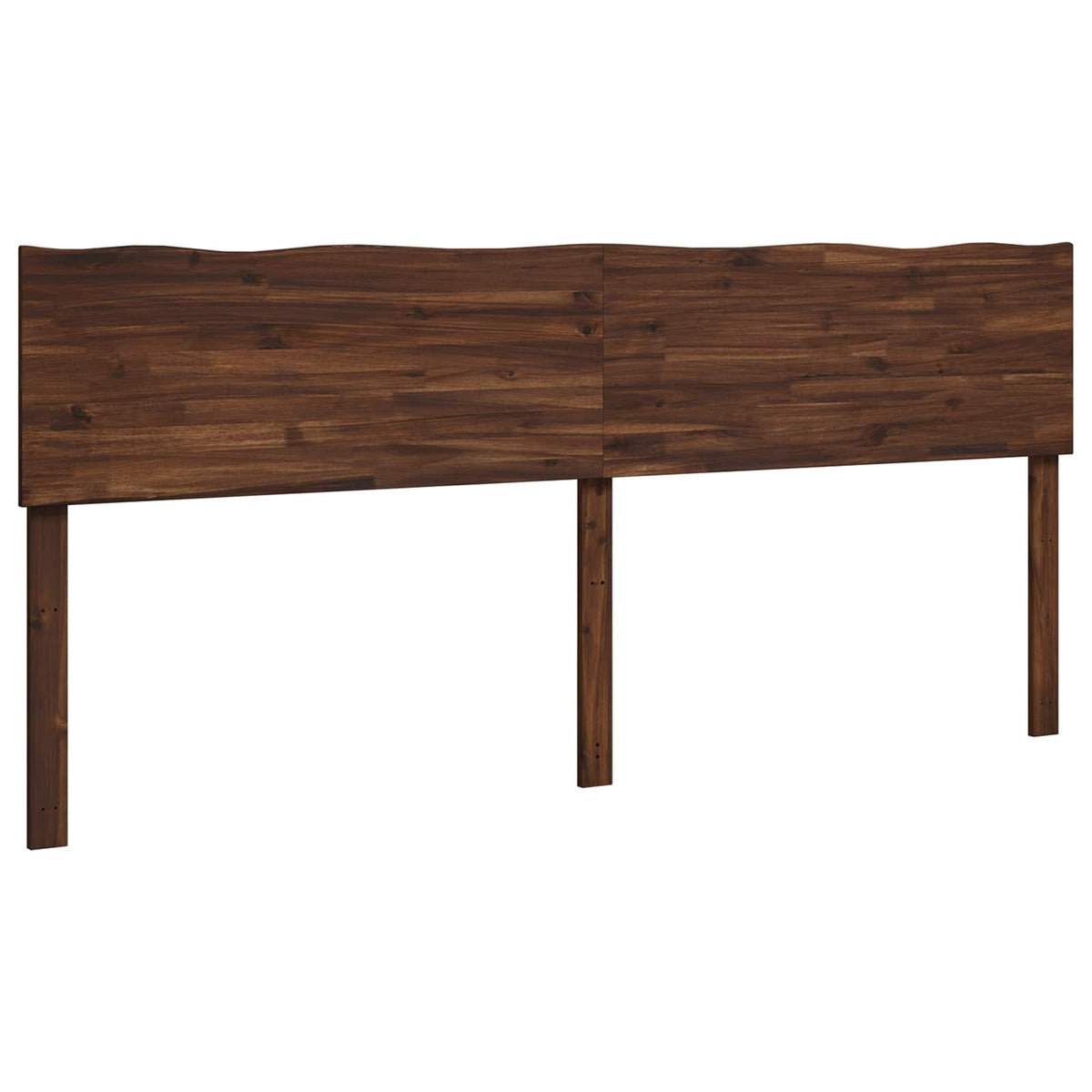 Testiera con bordo vivo ROSTOCK Marrone Scuro 180 cm | homemem39