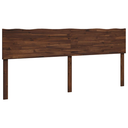 Testiera con bordo vivo ROSTOCK Marrone Scuro 180 cm | homemem39