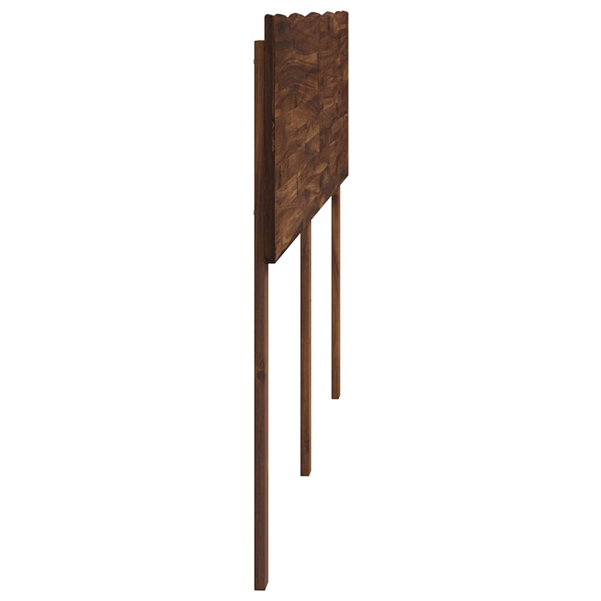 Testiera con bordo vivo ROSTOCK Marrone Scuro 160 cm | homemem39