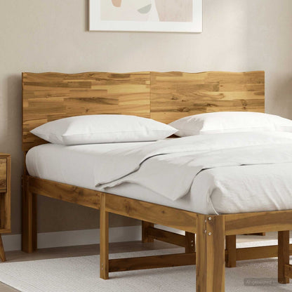 Testiera con bordo vivo ROSTOCK Bianco 135 cm