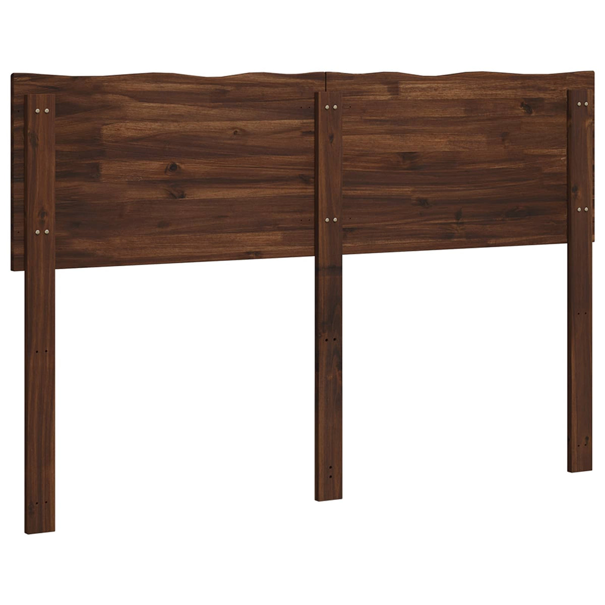 Testiera con bordo vivo ROSTOCK Marrone Scuro 135 cm | homemem39