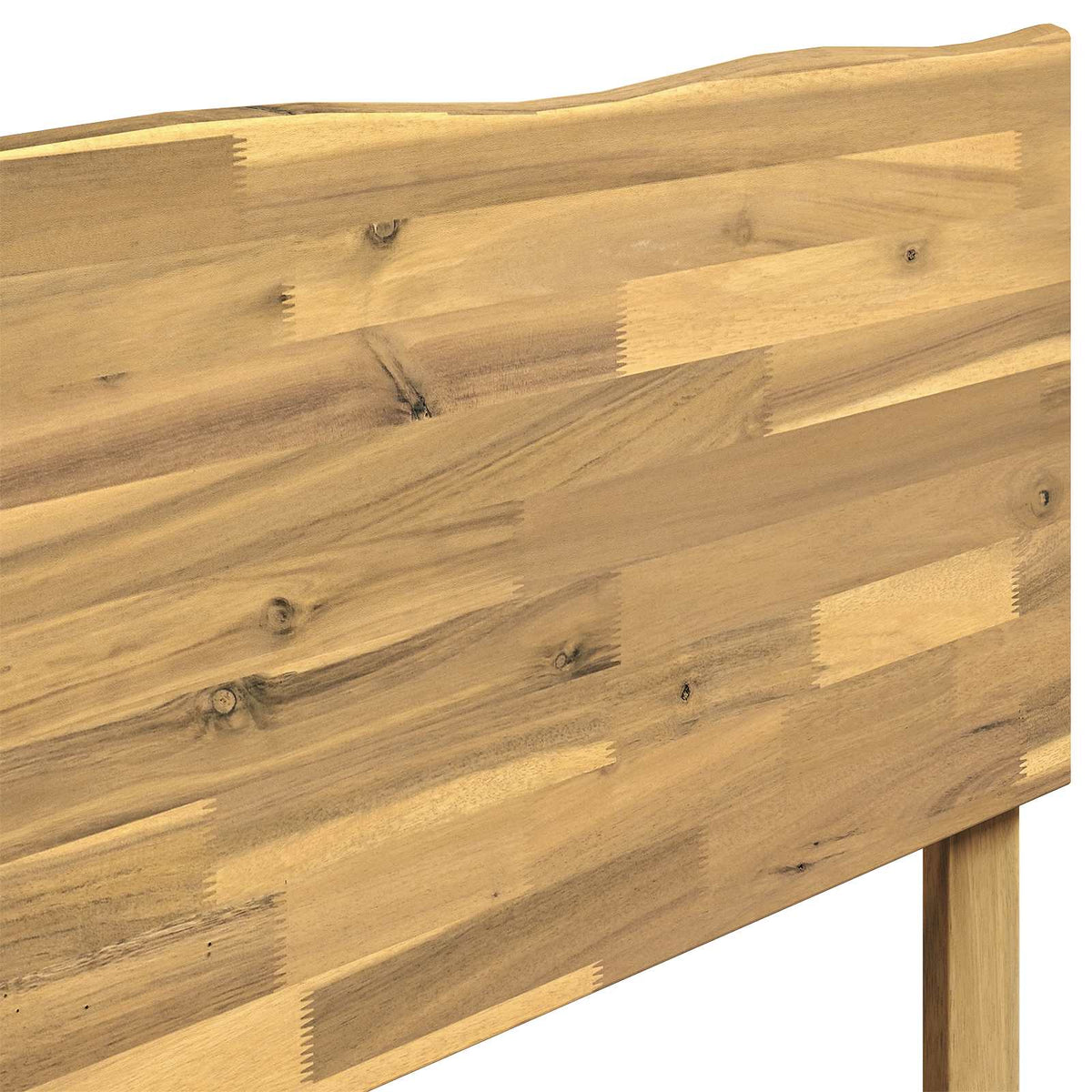 Testiera con bordo vivo ROSTOCK Bianco 135 cm | homemem39