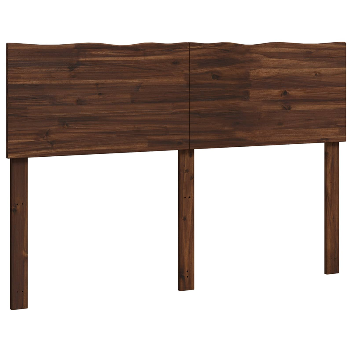 Testiera con bordo vivo ROSTOCK Marrone Scuro 120 cm