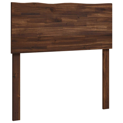 Testiera con bordo vivo ROSTOCK Marrone Scuro 75 cm