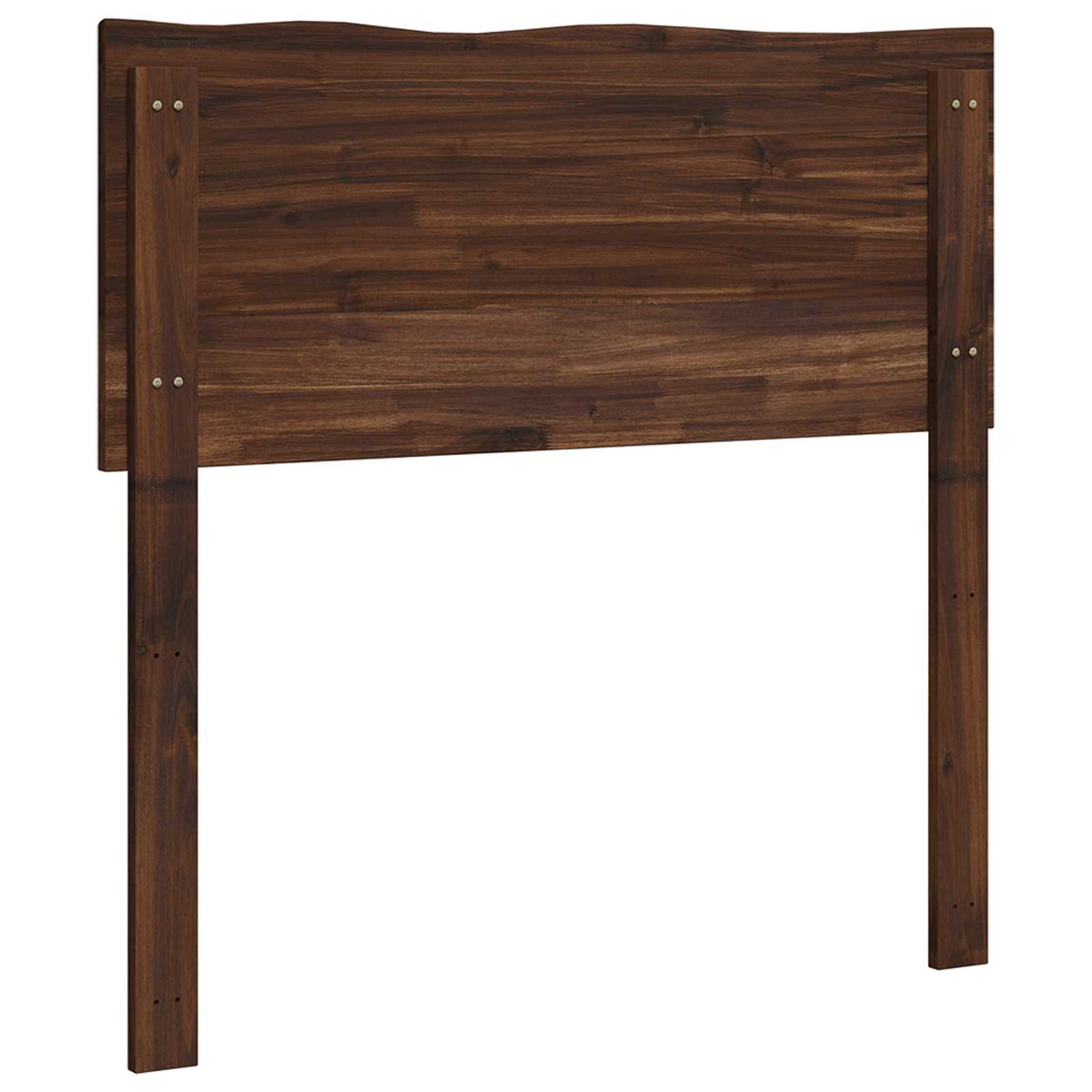 Testiera con bordo vivo ROSTOCK Marrone Scuro 75 cm