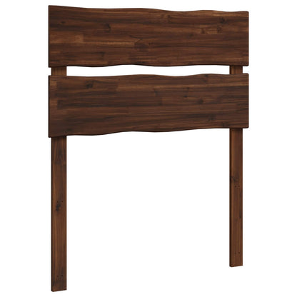 Testiera con bordo vivo ROSTOCK Marrone Scuro 75 cm