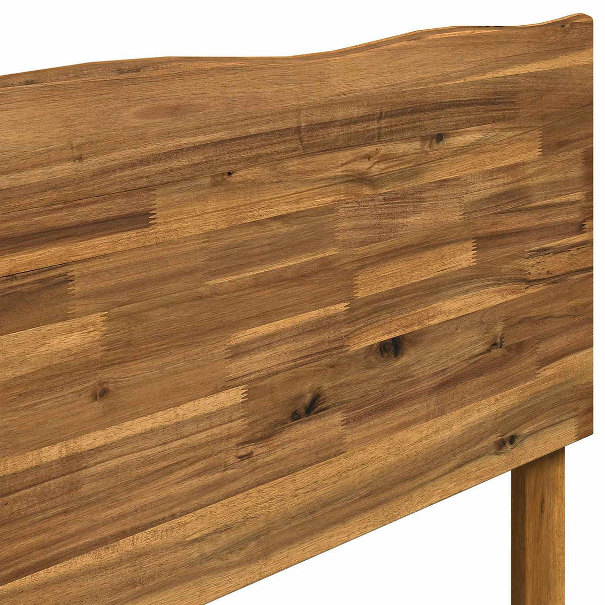 Letto matrimoniale con testiera ROSTOCK Naturale 140 x 200 cm | homemem39