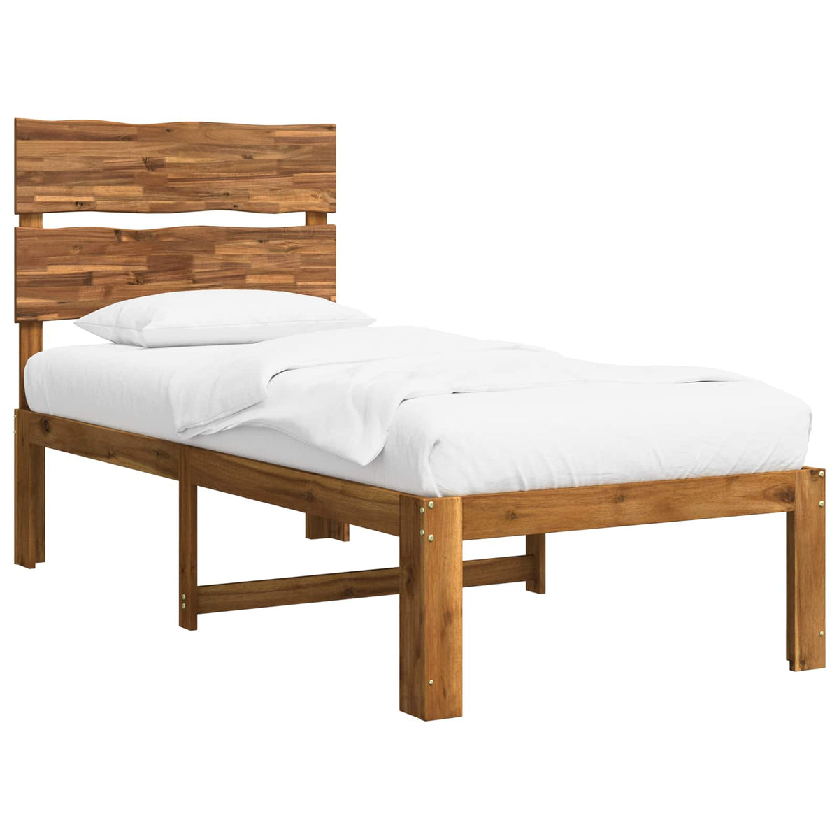 Letto Singolo con Testiera ROSTOCK Naturale 75 x 190 cm | homemem39