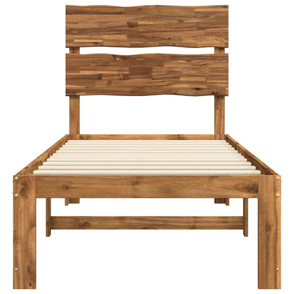 Letto Singolo con Testiera ROSTOCK Naturale 75 x 190 cm | homemem39