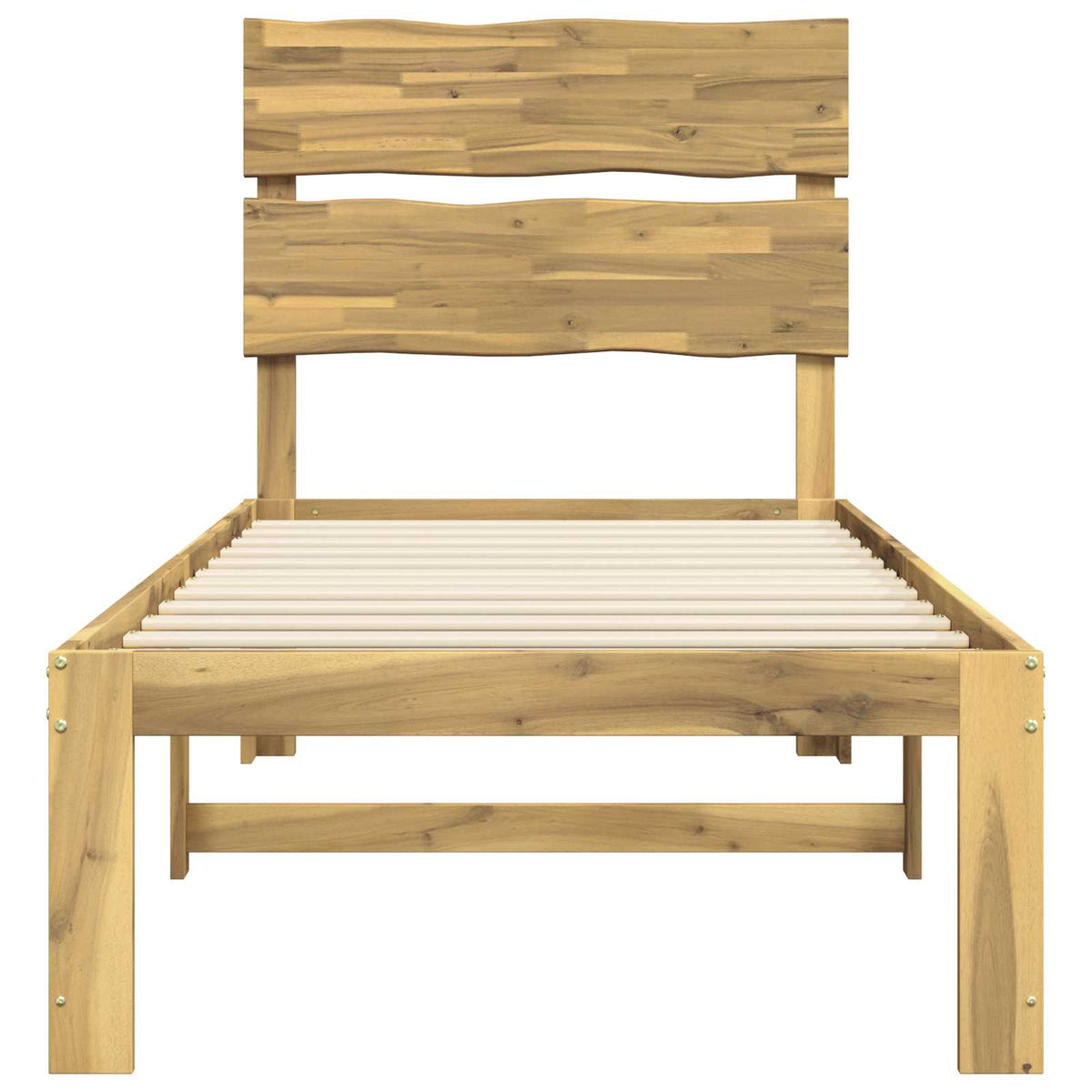 Letto Singolo con Testiera ROSTOCK Bianco 90 x 190 cm | homemem39