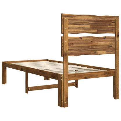 Letto Singolo con Testiera ROSTOCK Naturale 90 x 200 cm | homemem39