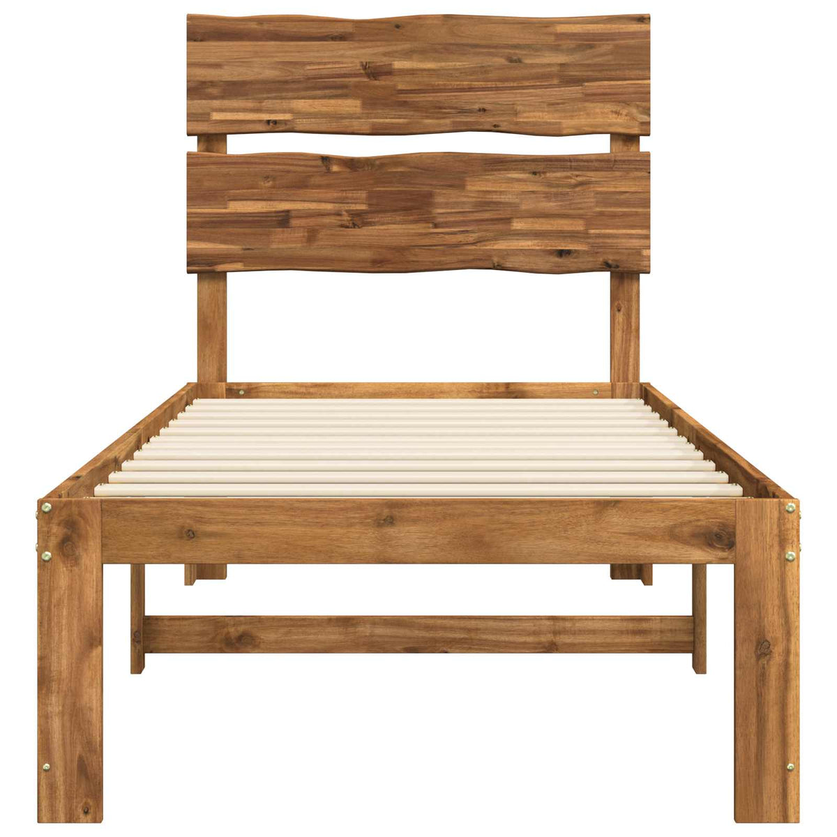 Letto Singolo con Testiera ROSTOCK Naturale 90 x 200 cm